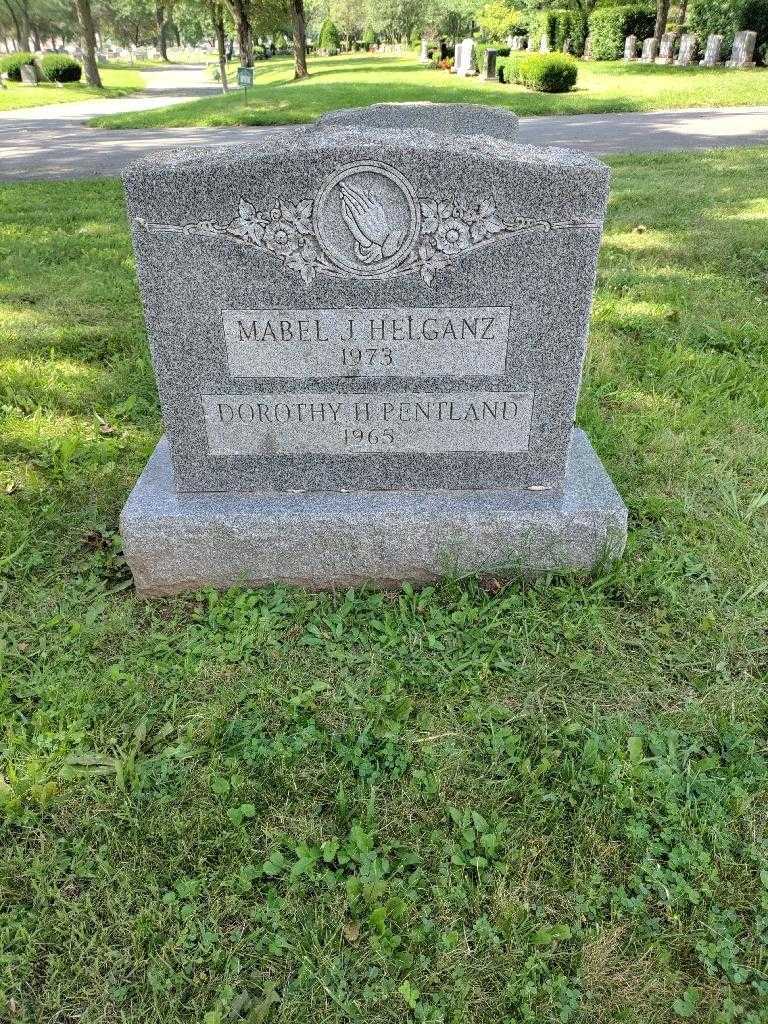 Mabel J. Helganz's grave. Photo 2