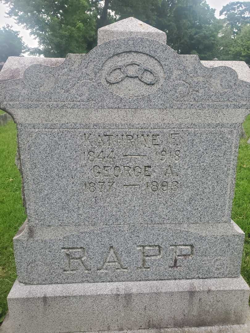 George A. Rapp's grave. Photo 1