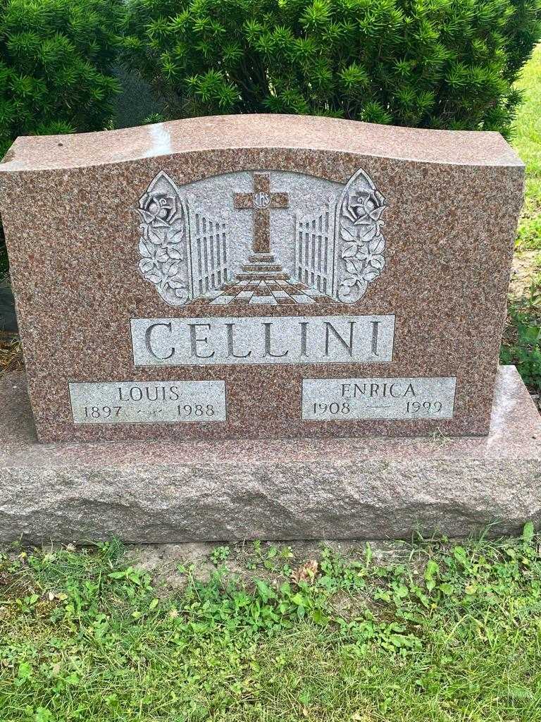 Enrica Gellini's grave. Photo 3