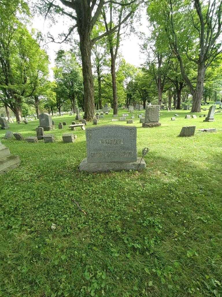 Katharine K. Walther's grave. Photo 1