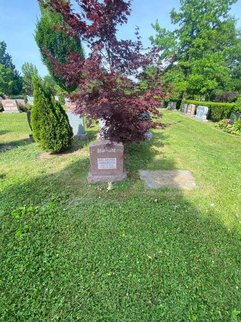 Baladzha Askerova's grave. Photo 1