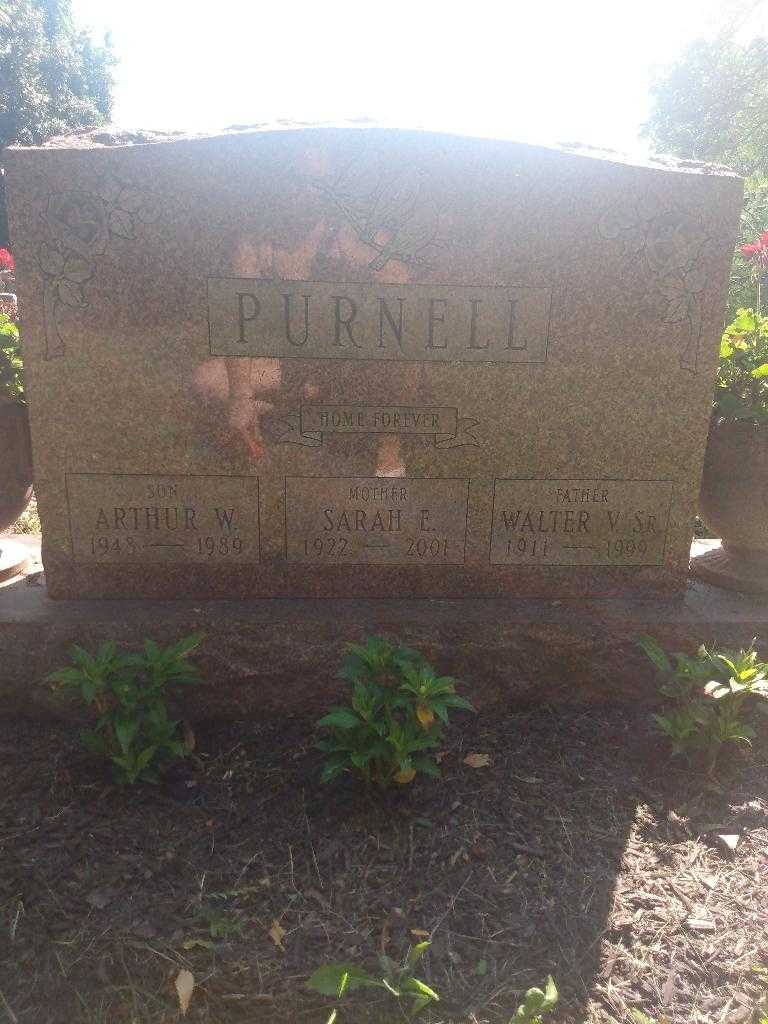 Arthur W. Purnell's grave. Photo 3