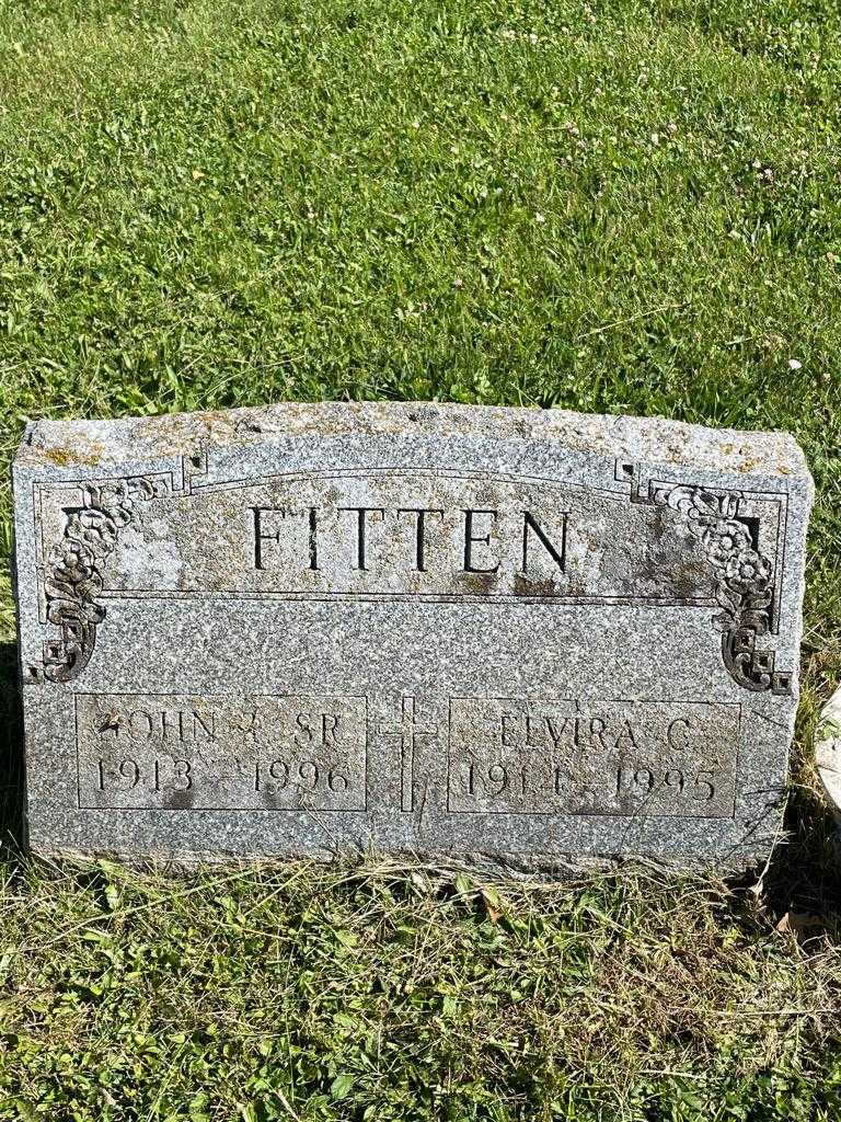 Elvira Cashier Fitten's grave. Photo 3