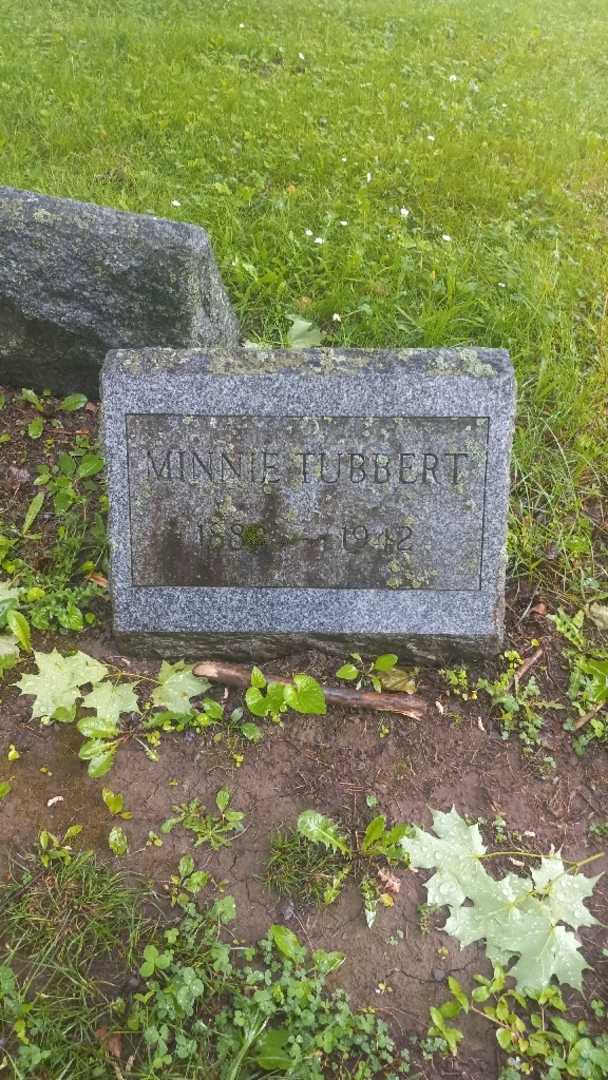 Minnie C. Tubbert's grave. Photo 3