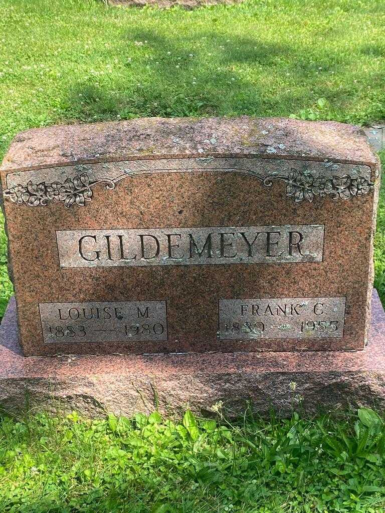 Frank C. Gildemeyer's grave. Photo 3