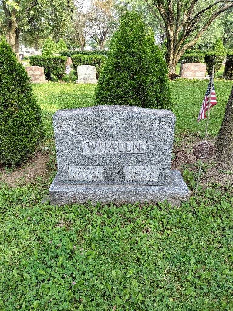 Anne M. Whalen's grave. Photo 2