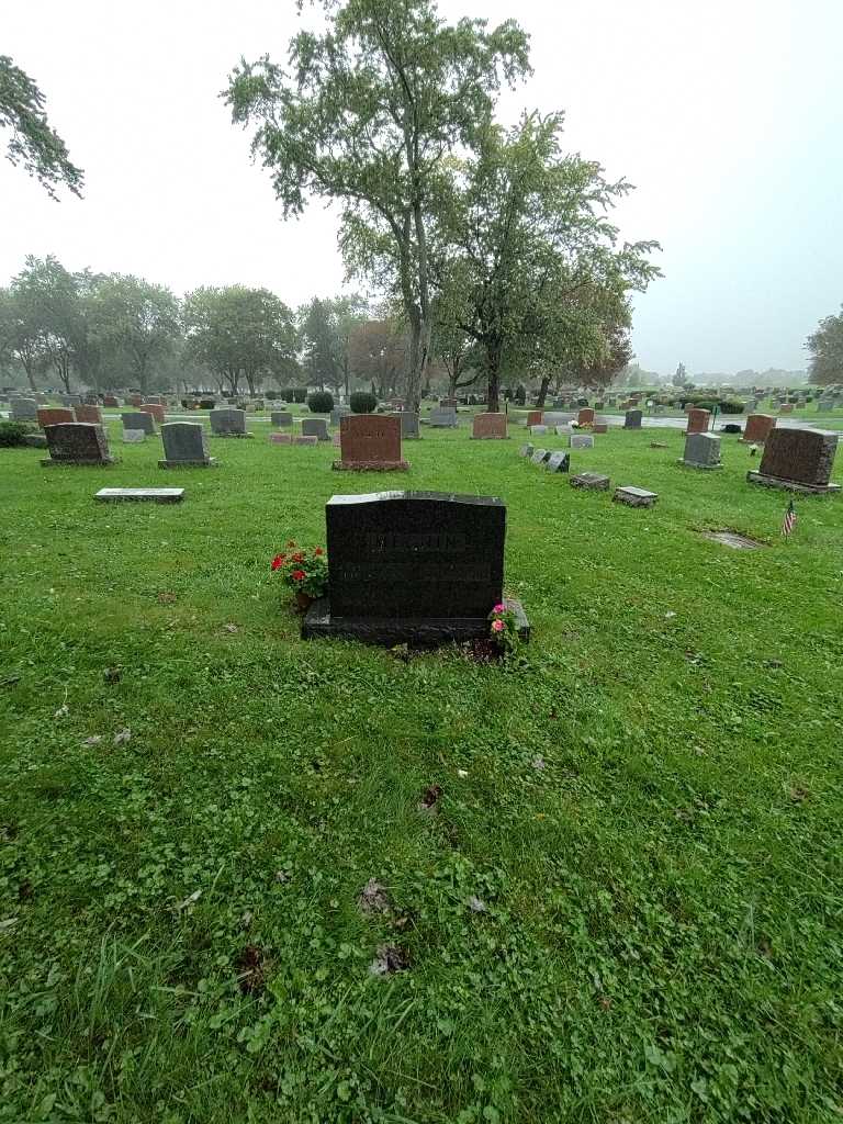 Frederick E. Megnin's grave. Photo 2