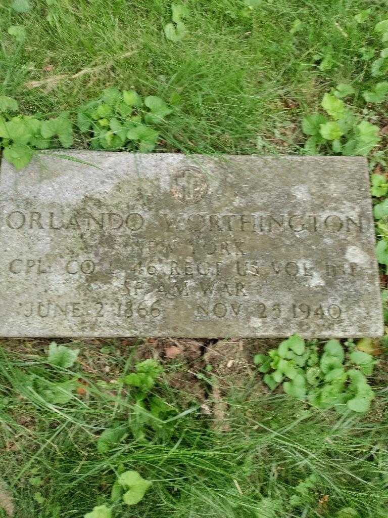 Orlando Worthington's grave. Photo 3