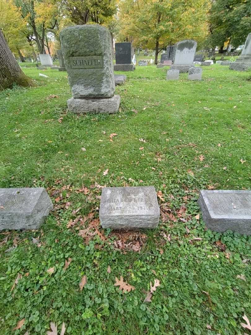 Charlotte J. Schaefer's grave. Photo 1