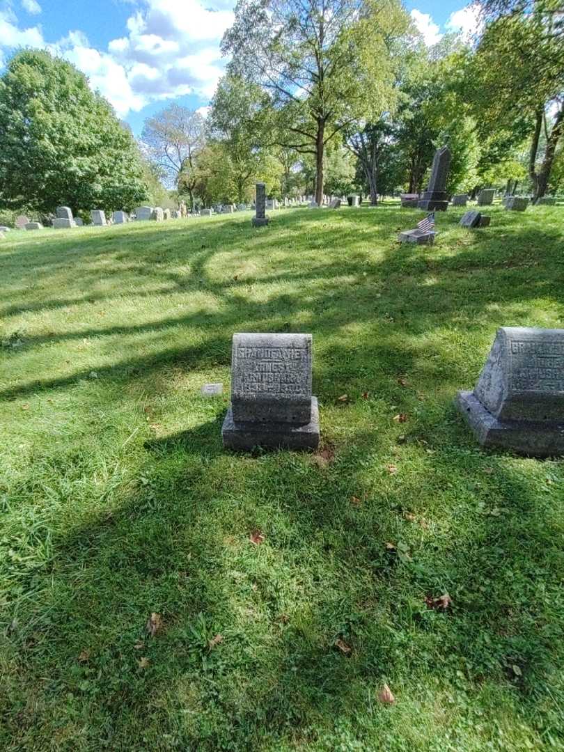 Ernest Krausharr's grave. Photo 1