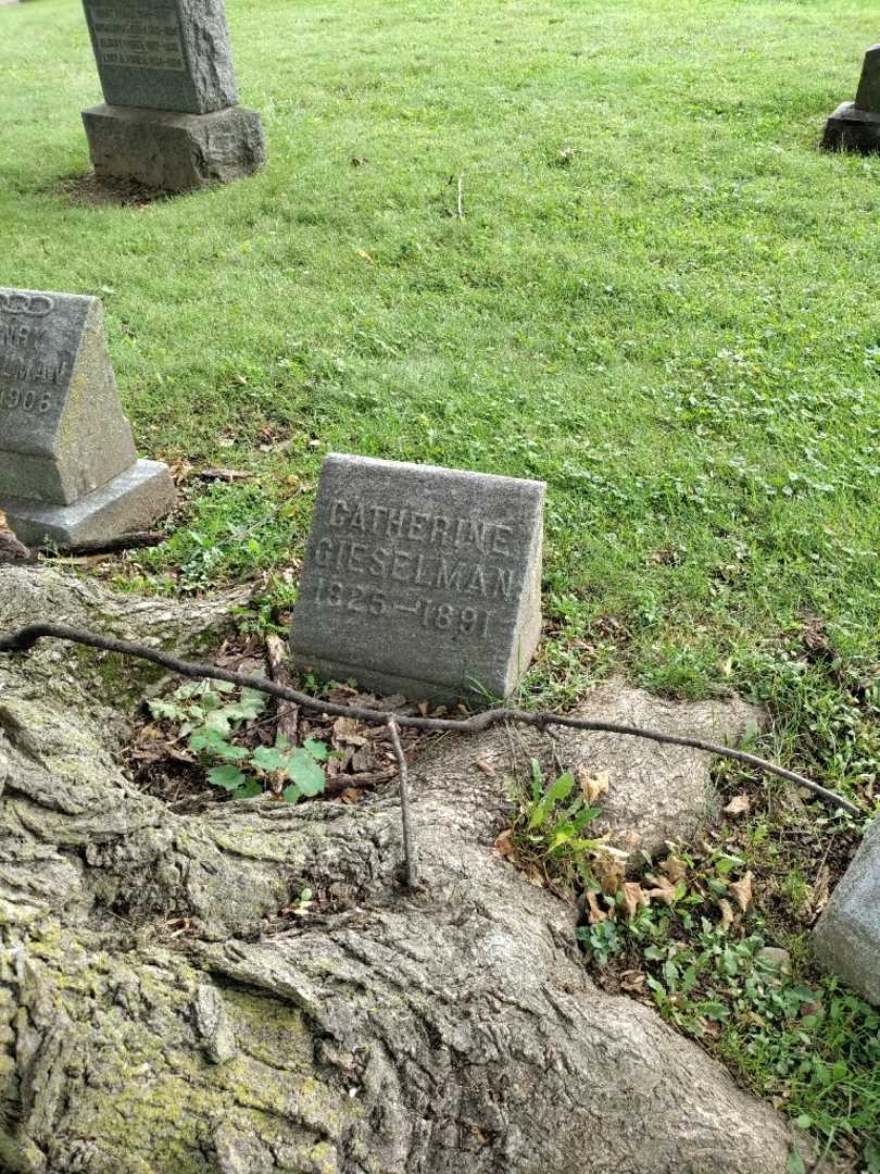 Catherine Gieselman's grave. Photo 2