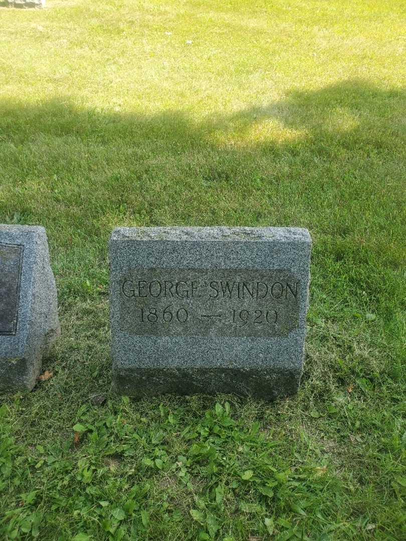 George Swindon's grave. Photo 2