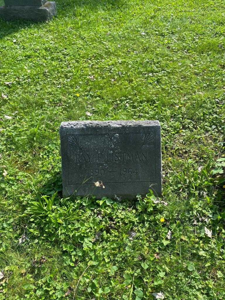 Ray F. Listman's grave. Photo 2