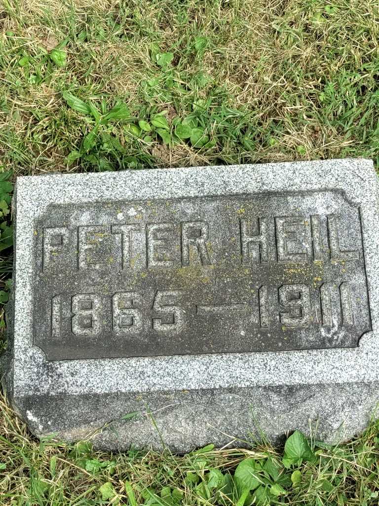 Peter Heil's grave. Photo 4