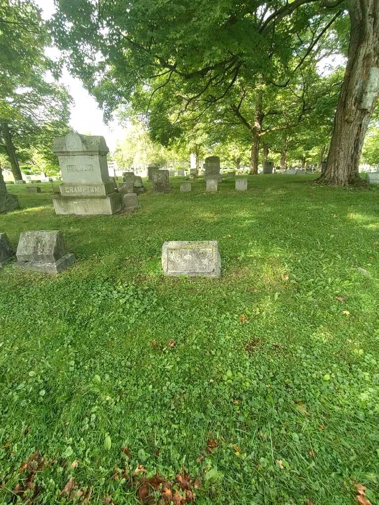 Theresa Burkhardt Eckel's grave. Photo 1