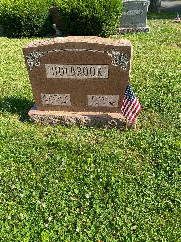 Frank G. Holbrook's grave. Photo 2