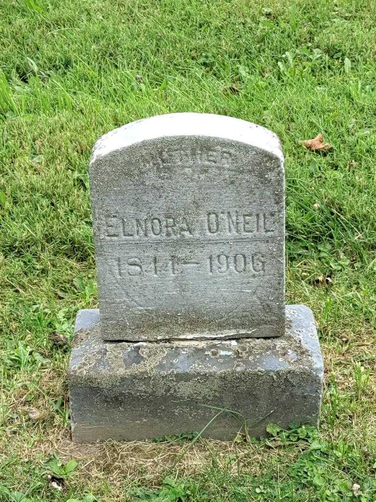 Elnora O'Neil's grave. Photo 3