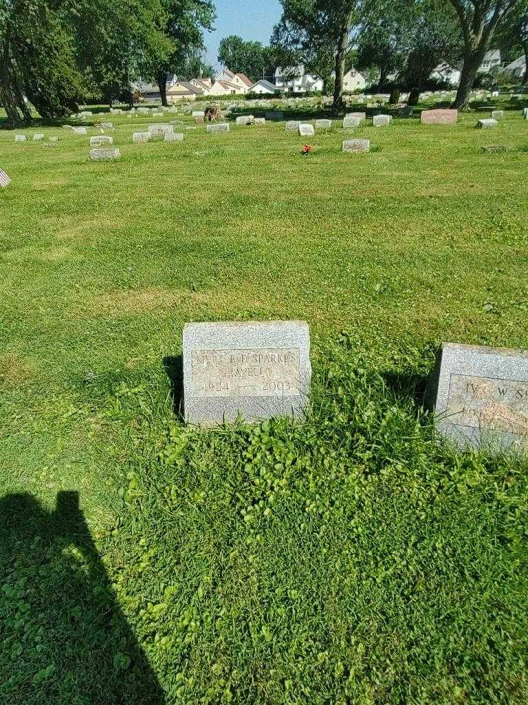 Myrtle E. Sparkes Gravelle's grave. Photo 1
