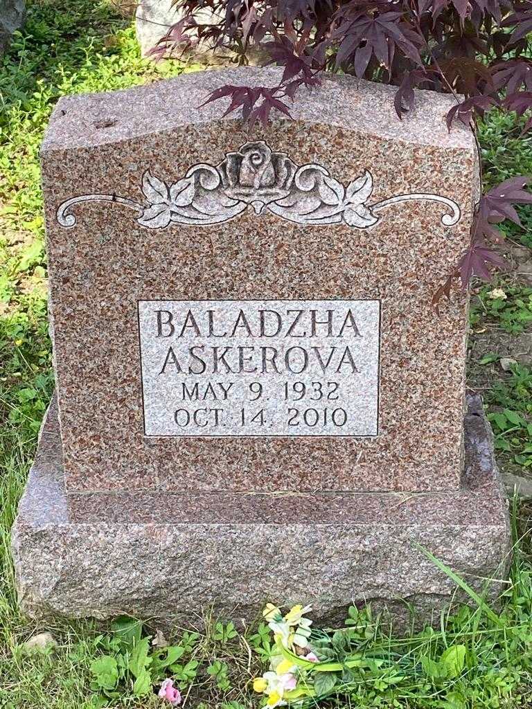 Baladzha Askerova's grave. Photo 3