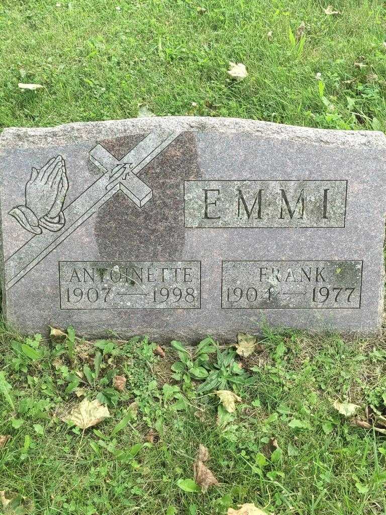 Frank Emmi's grave. Photo 2