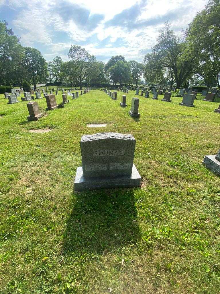 Letha E. Rodman's grave. Photo 1