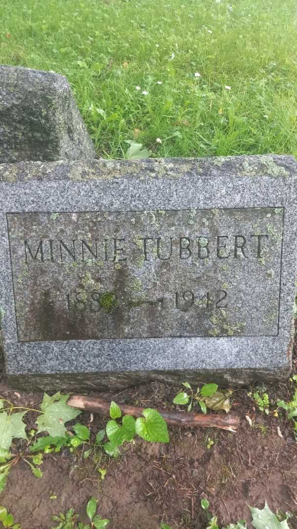 Minnie C. Tubbert's grave. Photo 4
