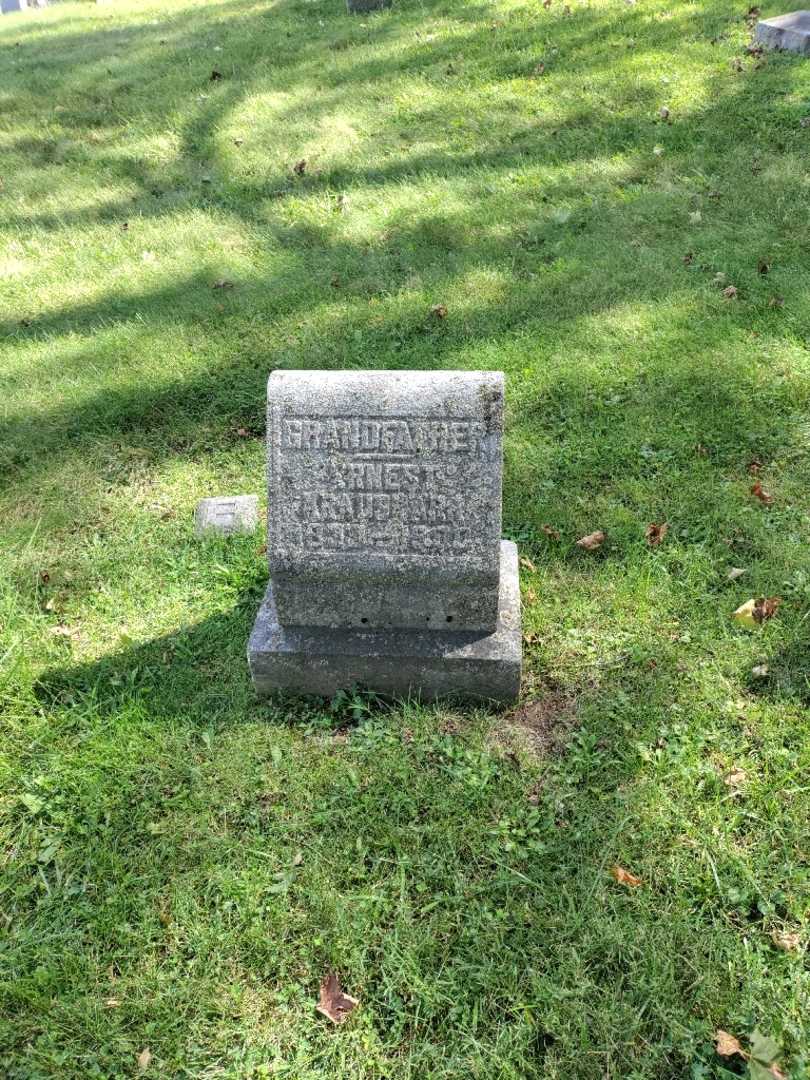 Ernest Krausharr's grave. Photo 2