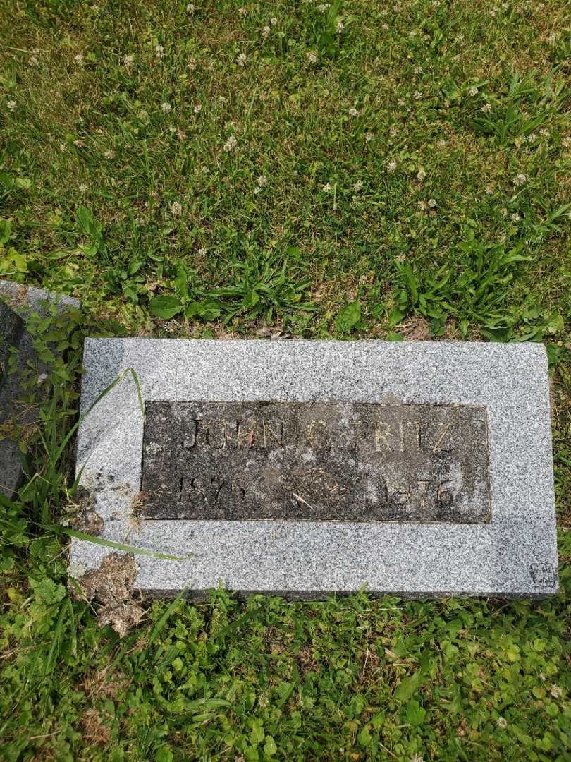 John C. Fritz's grave. Photo 9