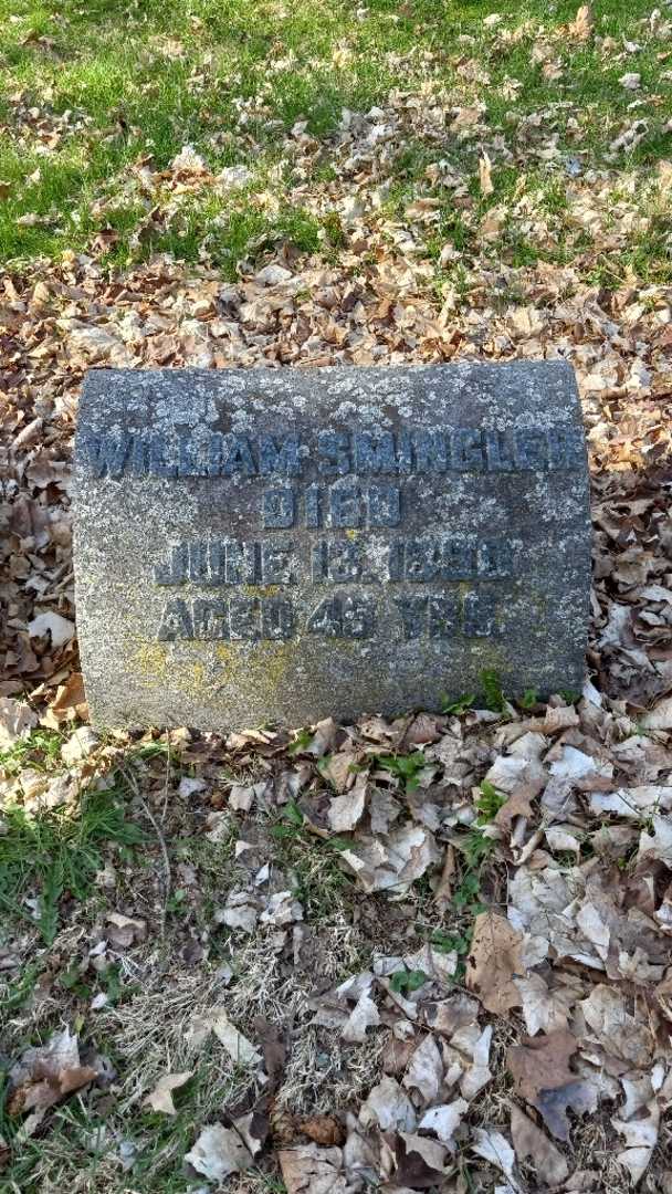 William Smingler's grave. Photo 3