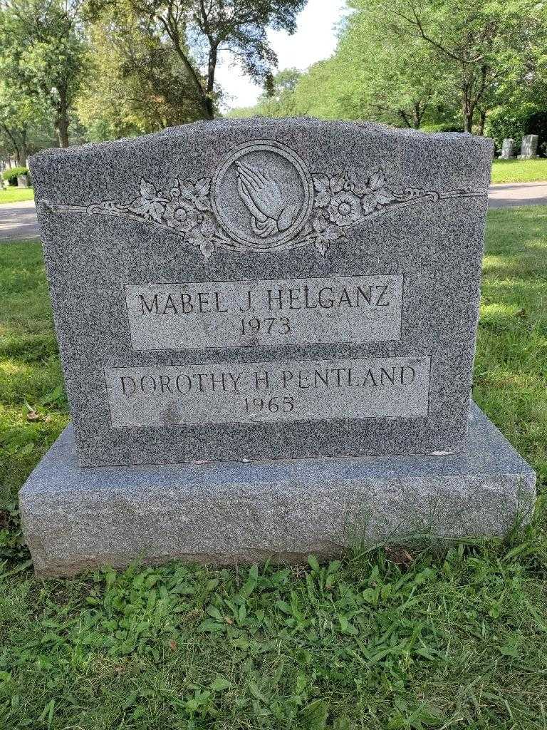 Mabel J. Helganz's grave. Photo 3
