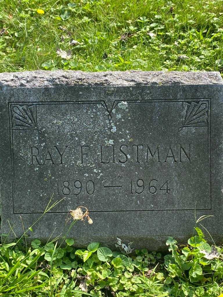 Ray F. Listman's grave. Photo 3