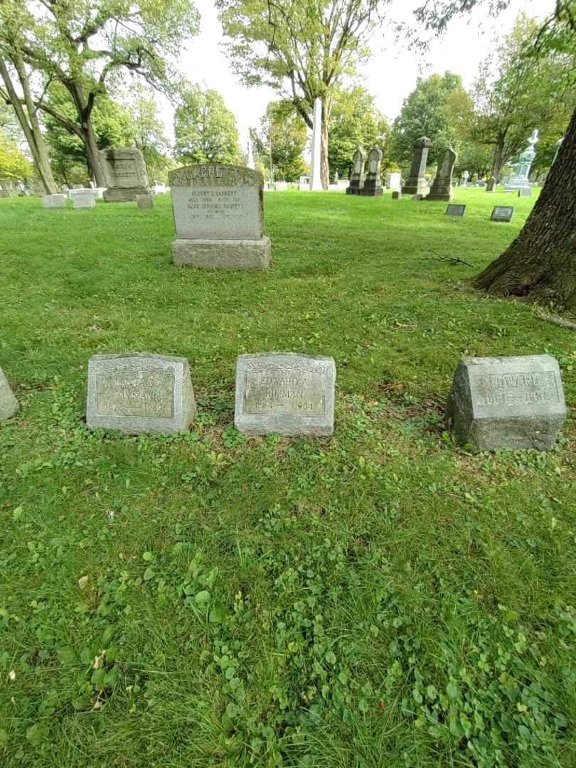 Edward A. Kimman's grave. Photo 1