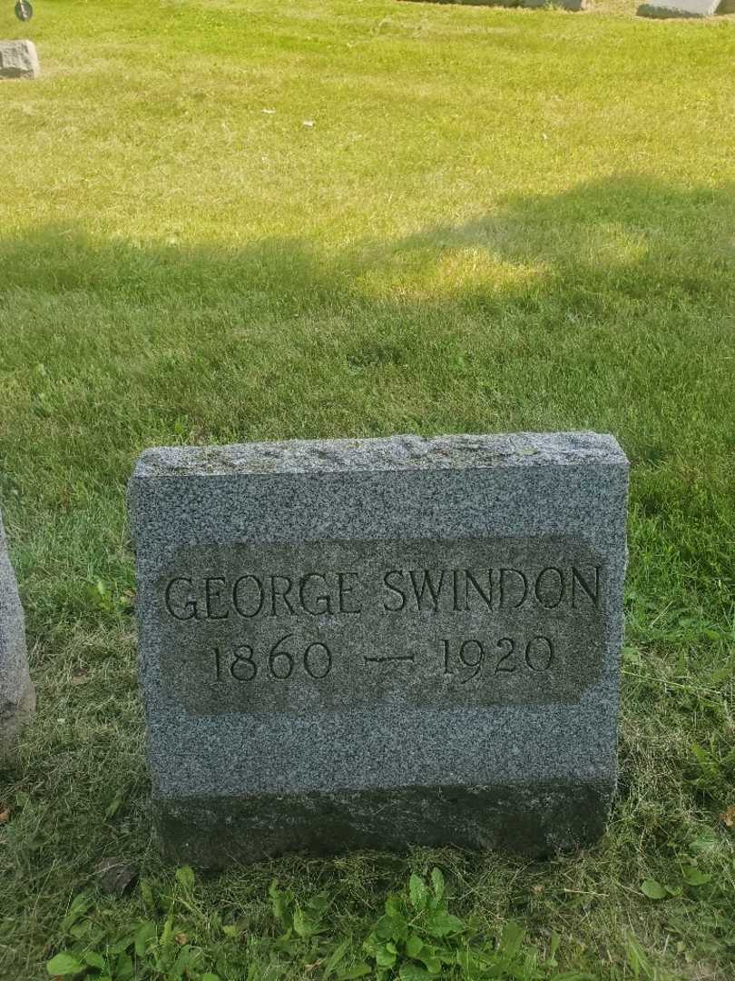 George Swindon's grave. Photo 3