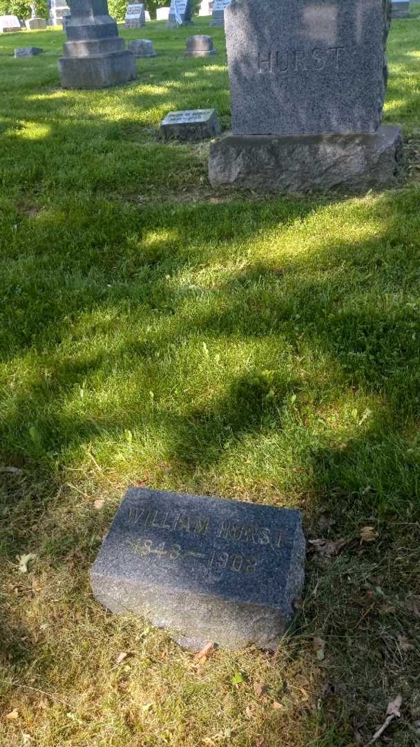 William Hurst's grave. Photo 2