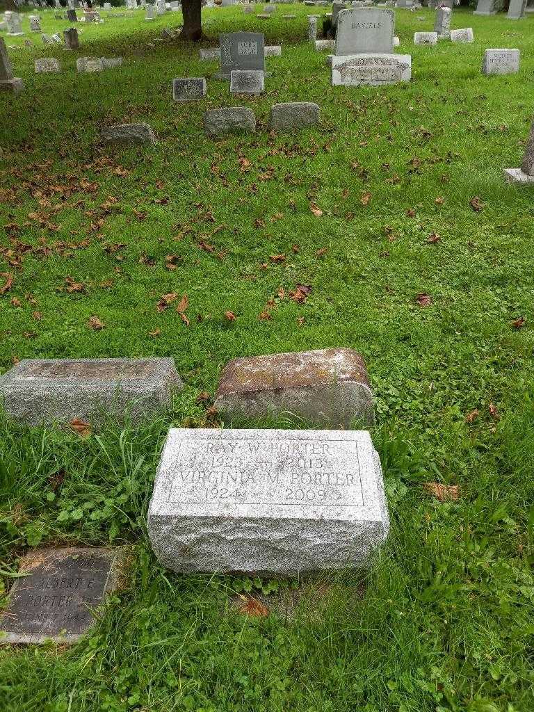 Virginia M. Porter's grave. Photo 1