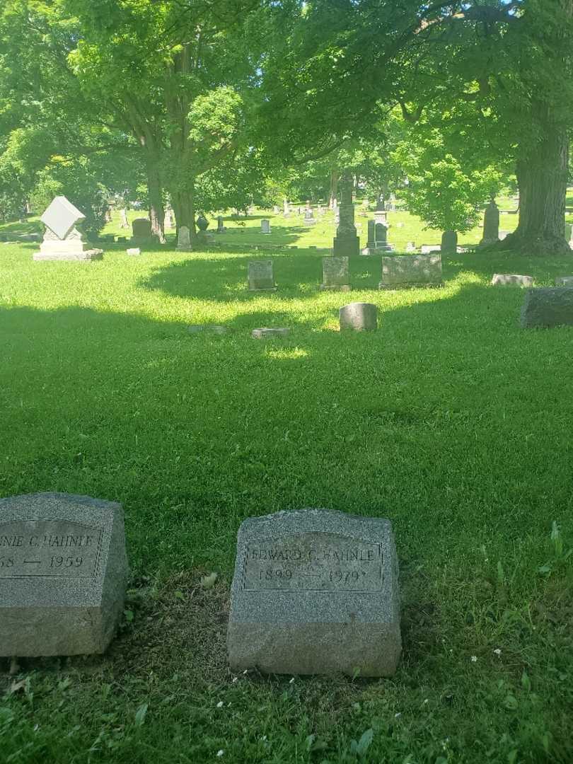 Edward C. Hahnle's grave. Photo 2