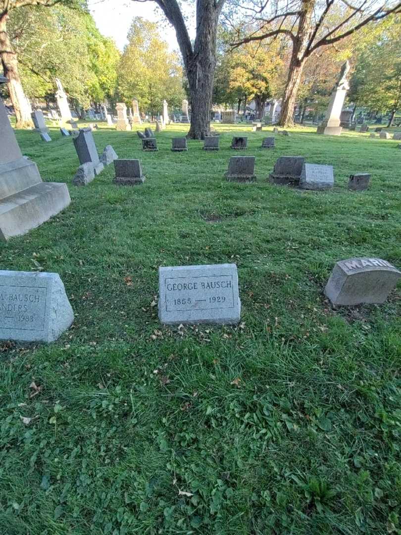 George Bausch's grave. Photo 2