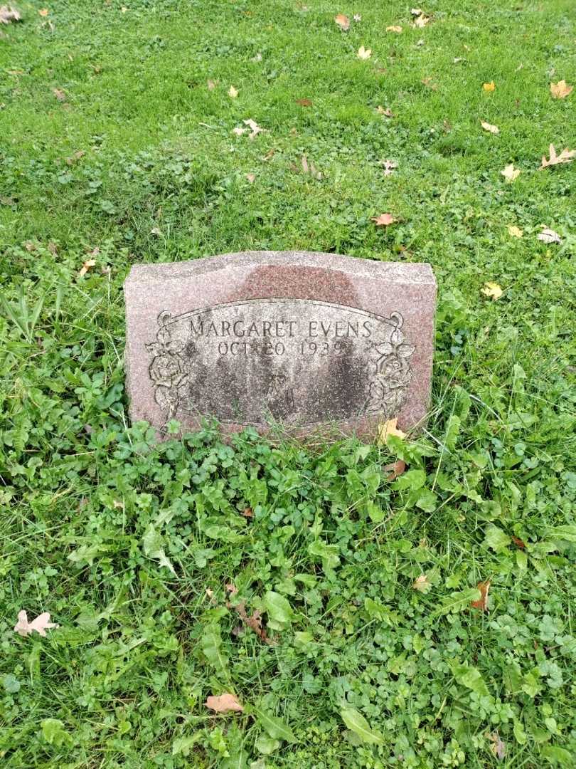 Margaret Evens Morris's grave. Photo 2