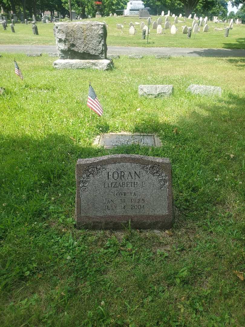 Elizabeth L. "Love Ya" Foran's grave. Photo 2
