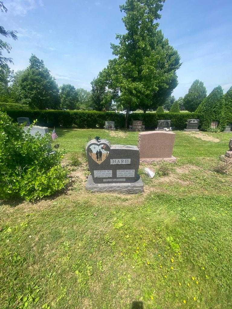 Clarence A. Hard's grave. Photo 1