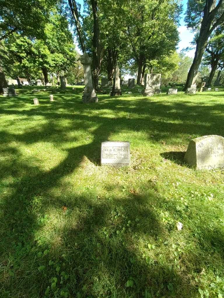 Helen E. Nelson's grave. Photo 1