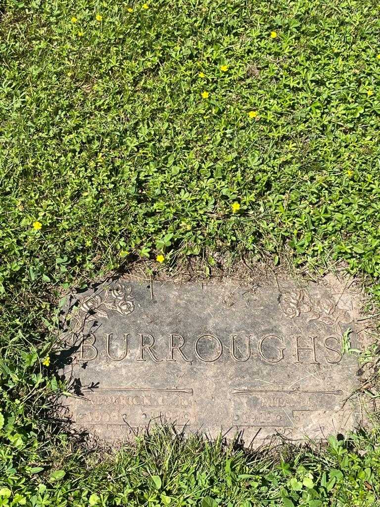 Rita M. Burroughs's grave. Photo 1