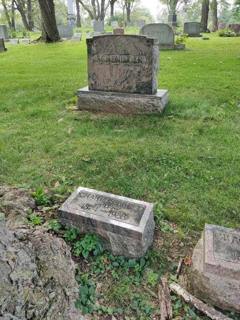 Charles Breed Scheninger's grave. Photo 3