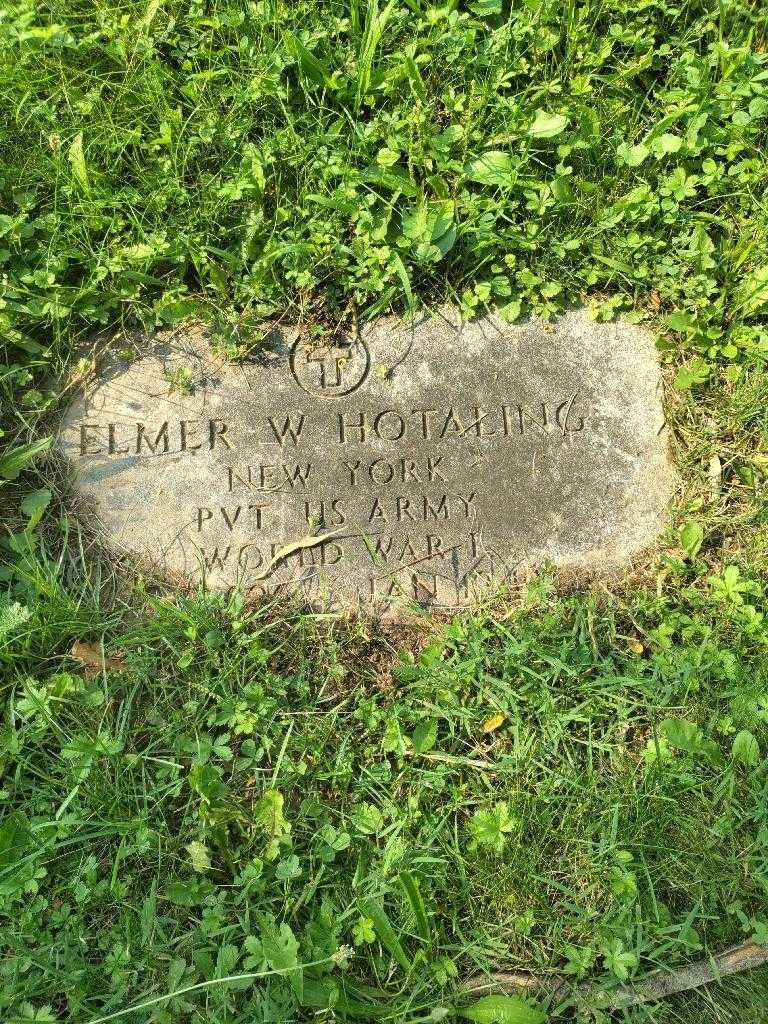 Elmer W. Hotaling's grave. Photo 4