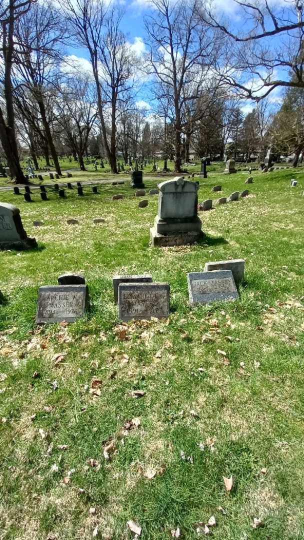 Elizabeth G. Massey's grave. Photo 2