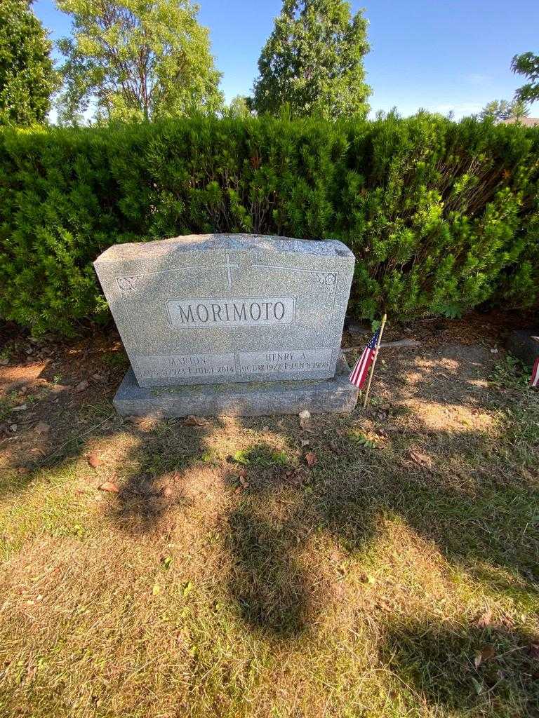 Henry A. Morimoto's grave. Photo 1