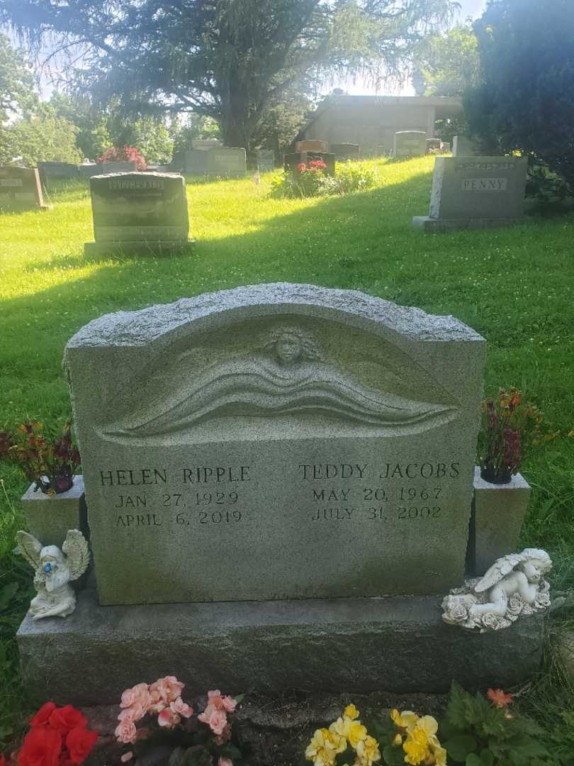 Helen M. Ripple's grave. Photo 3