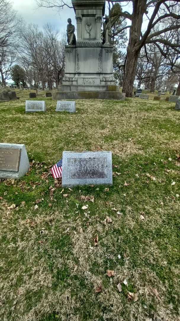 Herbert B. Myron Junior's grave. Photo 15