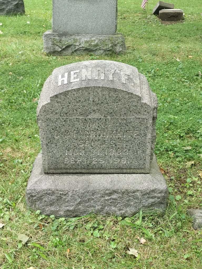 Henry F. Soules's grave. Photo 2