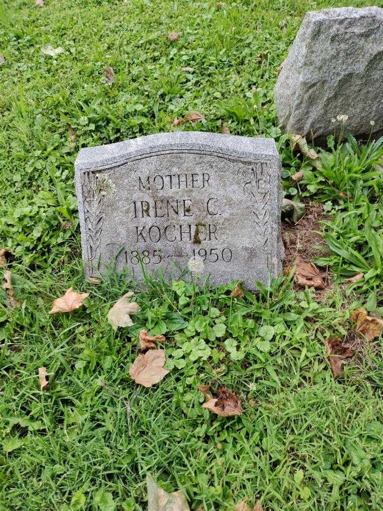 Irene C. Kocher's grave. Photo 2